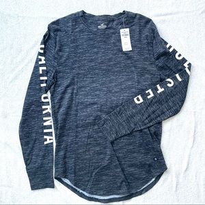 Heather gray Hollister long sleeve